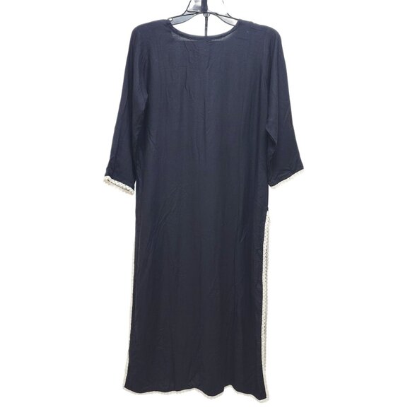 Black & White Embroidered Kurti Dress  Size 38  Twisha Fashions - Picture 3 of 10